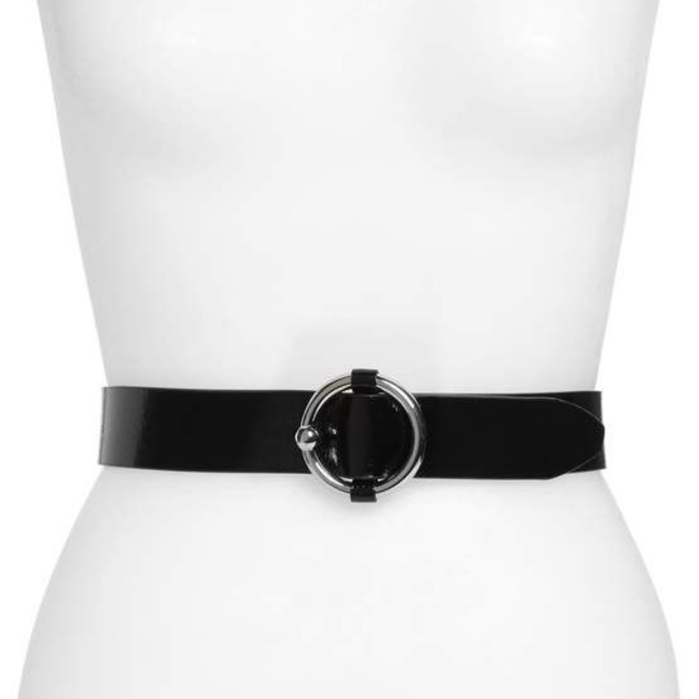 Rebecca Minkoff Pull Through Leather Belt. Size S/M